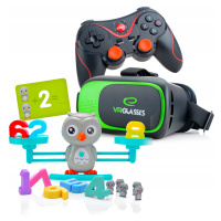 Brýle Vr 3D 360 Stupňů+gamepad+šálková Váha Sova Matematika