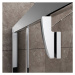 Ravak PIVOT PDOP2 - 110 SATIN/TRANSPARENT sprchové otočné dveře 110 cm, matný stříbrný rám, čiré