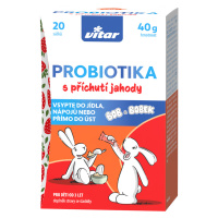 Vitar Probiotika Bob a Bobek s příchutí jahody 20x2g