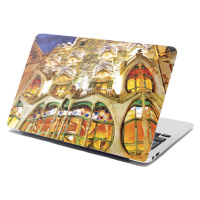 Sablio Samolepka na notebook Barcelona Gaudi Casa Batllo 1 - 38x26 cm