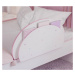 Zábrana na postel susy - bílá/růžová