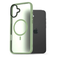 AlzaGuard Matte Case Compatible with Magsafe pro iPhone 16 Plus zelený