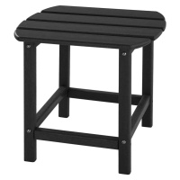 tectake 403794 odkládací stolek - černá - černá