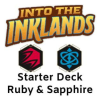 Lorcana: Into the Inklands Ruby & Sapphire Starter Deck