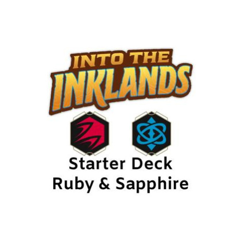 Lorcana: Into the Inklands Ruby & Sapphire Starter Deck