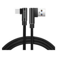 Swissten Arcade textilní datový kabel USB/USB-C 1.2m černý