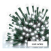 EMOS LED vánoční řetěz, 12 m, venkovní i vnitřní, studená bílá, programy