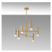 Sofahouse 28833 Designový lustr Veena 55 cm zlatý závěsné svítidlo