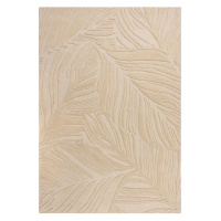 Flair Rugs koberce Kusový koberec Solace Lino Leaf Natural - 120x170 cm