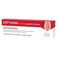 COTYLENA 200mg vaginální tablety 3 ks