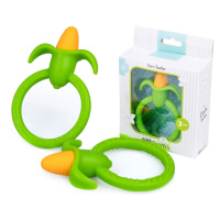 Dětské silikonové kousátko Corn Teether, 3m+, zelená, 1 ks