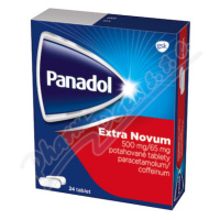 Panadol Extra Novum 500mg/65mg tbl.flm.24 IV