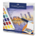 Akvarelové barvy Faber-Castell s paletou, 48 ks