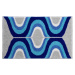 GRUND Koupelnová předložka KARIM 18 modrá Rozměr: 50x60 cm