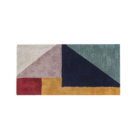 Bavlněný koberec 80 x 150 cm vícebarevný JALGAON, 303089 BELIANI