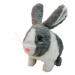 PLYŠÁKOV - Interaktivní králík Ouško šedivý bez mrkvičky