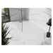 MEXEN/S Stone+ obdélníková sprchová vanička 160 x 80, bílá, mřížka zlatá 44108016-G