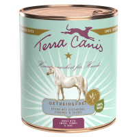12 x 800 g Výhodné balení Terra Canis Sensitive - Koňské s brukví, fenyklem a šalvějí