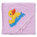Scarlett Froté ručník kačenka s kapucí růžový