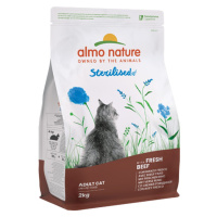 Almo Nature Sterilised - pro kastrované kočky s čerstvým hovězím 2kg