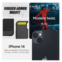 Spigen Rugged Armor Mag pouzdro s MagSafe pro iPhone 14 - matně černé