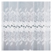 Dekorační oblouková krátká záclona na žabky BASTIA 130 bílá 280x130 cm MyBestHome