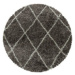 Ayyildiz koberce Kusový koberec Alvor Shaggy 3401 taupe kruh Rozměry koberců: 120x120 (průměr) k