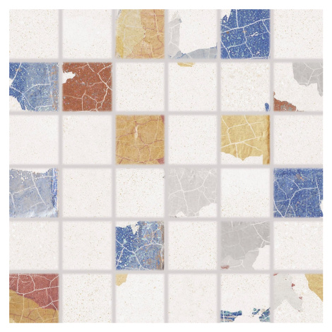 Mozaika Rako Betonico vícebarevná 30x30 cm mat WDM05796.1