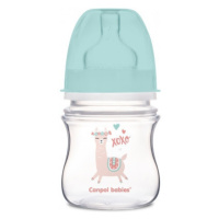 Canpol Babies Antikolikoliková kojenecká lahvička se širokým hrdlem, Exotic Animals, 120 ml - ze