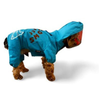 Surtep Pláštěnka pro psa s kapucí modrá XL