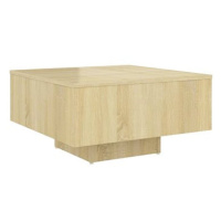 SHUMEE Konferenční stolek dub sonoma 60 × 60 × 31,5 cm dřevotříska, 806888