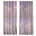 Závěsy ve fialovo-zlaté barvě v sadě 2 ks 140x260 cm – Mila Home