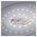 JUST LIGHT LEUCHTEN DIRECT LED stropní svítidlo, chrom, moderní design, průměr 60cm 3000K LD 148