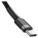 Baseus Cafule kabel USB-C PD 2.0 60W (20V/3A) 1m šedý/černý