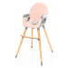 Dětská židle Dolce 2, Blush Pink/Grey