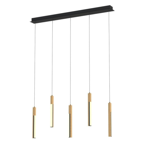 ZUMA 003064-026734 MD4768-5-3BMT ELIOT závěsné svítidlo černá-dřevo - ZUMALINE