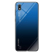 Gradient Glass tvrzené temperované ochranné sklo na zadní část na Samsung Galaxy A10 black-blue