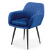 Jídelní židle SCK-429 tmavě modrá/černá