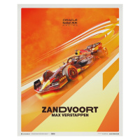Umělecký tisk Oracle Red Bull Racing - Max Verstappen - Dutch Grand Prix - 2022, (40 x 50 cm)