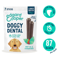 Edgard & Cooper Doggy Dental jahoda/máta L 240 g