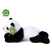 Plyšová panda ležící 18 cm ECO-FRIENDLY