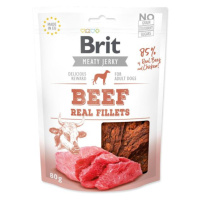 Pochoutka Brit Jerky hovězí plátky 80g