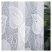 Dekorační oblouková krátká záclona na žabky NORA 130 bílá 300x130 cm MyBestHome