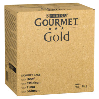 Gourmet Gold konzervičky, 192 x 85 g - 25 % sleva - Raffiniertes Ragout hovězí, kuřecí, tuňák, l