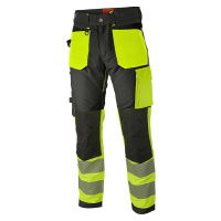 Reflexní strečové kalhoty Bennon EREBOS class1 Hi-VIS, černé