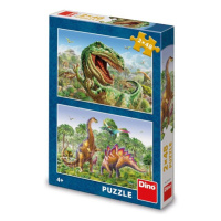 DINO - Souboj Dinosaurů 2X48 Puzzle