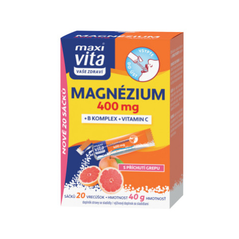 Maxi Vita Magnézium 400 mg + B komplex + vitamin C