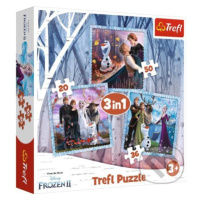 Ledové království 2 /Kouzelný příběh 3v1 - puzzle z kategorie 15 - 60 dílků