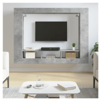 vidaXL TV skříňka betonově šedá 152 x 22 x 113 cm kompozitní dřevo