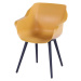 Okrově žluté plastové zahradní židle v sadě 2 ks Sophie Studio – Hartman
